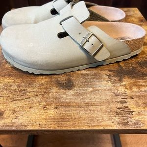 Birkenstock, Boston Vegan, size 38, Khaki